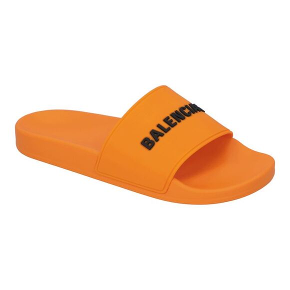 Balenciaga Logo Pool Slide Orange - Picture 5 of 5